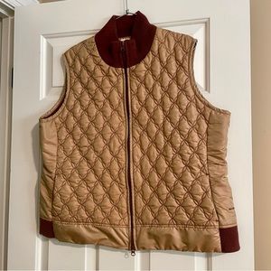 ExOfficio Women’s Poly Quilted Vest | Color Bronze | Size XL